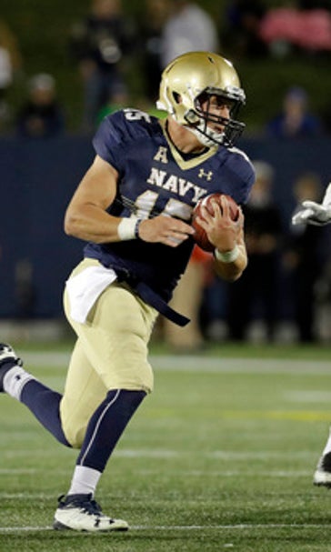Worth accounts for 5 TDs as No. 24 Navy beats Memphis 42-28